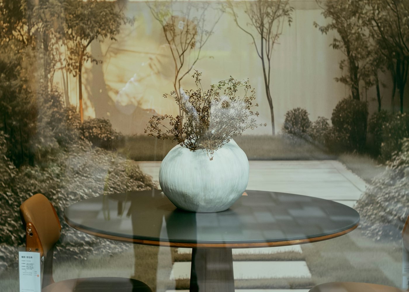 A table by a window with daylight
